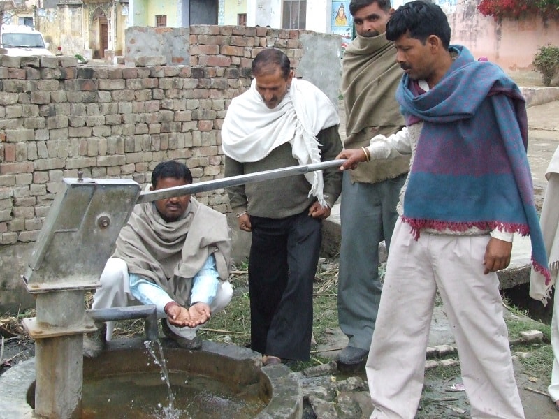 According to the study conducted by Central Ground Water Board in the year 1999-2001, the results of