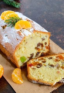 Fruit dry cake loaf