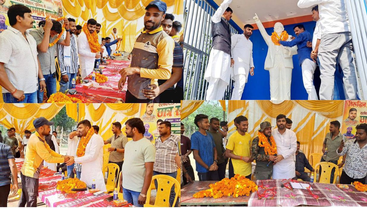 -बीते दिवस बुधवार 14 मई को सरदार वल्लभभाई पटेल कॉलेज परिसर में वीरूद्दीन आर्मी फिजिकल एकेडमी द्वारा 