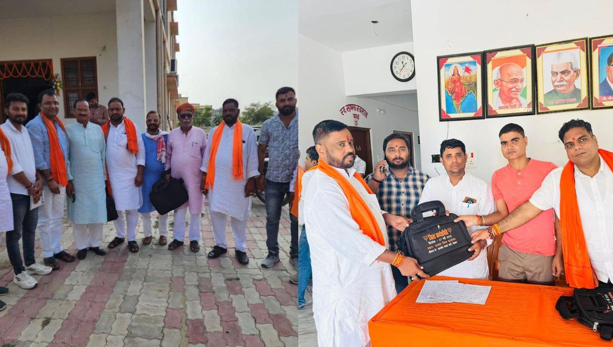 -विधानसभा क्षेत्र के भावी विधायक भाजपा प्रत्याशी मनोज कुमार राम जी ने बताया कि आज चाँप ढाला स्थित सि