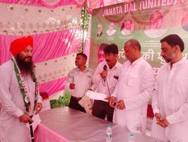 अमृतसर में पार्टी संगठन के विस्तार हेतु आयोजित बैठक में संजय कुमार जी हुए शामिल