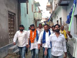 ऐतिहासिक स्वागत के लिए कुड़ासन पंचायत का विकास सिंह जी ने किया दिल से आभार व्यक्त