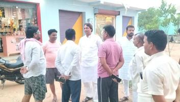संजय कुमार - नोखा विधान सभा क्षेत्र के नासरीगंज ब्लॉक के क्षेत्रवासियों  से किया जनसंपर्क