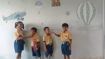 children of SGD World Public School celebrated Raksha Bandhan
