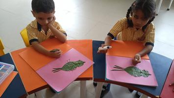 SGD World Public School conducted a craft activity for the children