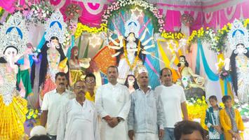 संजय कुमार- नोखा के विभिन्न पूजा पंडालों में पहुँच कर माँ दुर्गा जी के दर्शन कर प्राप्त किया आशीर्वाद