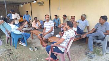 विकास सिंह जी ने हर एक बूथ के लोगो के साथ बैठक कर मतदाता सूची से मिलाया नाम