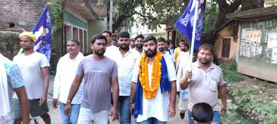 ऐतिहासिक स्वागत के लिए कुड़ासन पंचायत का विकास सिंह जी ने किया दिल से आभार व्यक्त