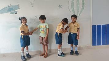 children of SGD World Public School celebrated Raksha Bandhan
