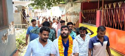 ऐतिहासिक स्वागत के लिए कुड़ासन पंचायत का विकास सिंह जी ने किया दिल से आभार व्यक्त