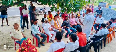 पंडित दीनदयाल उपाध्याय जी के जयंती के उपलक्ष्य में सफाई कार्यक्रम, पौधारोपण एवं पुष्पांजलि कार्यक्रम का हुआ आयोजन