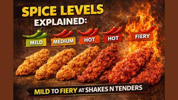 Spice Levels Explained: Mild to Fiery at Shakes N Tenders