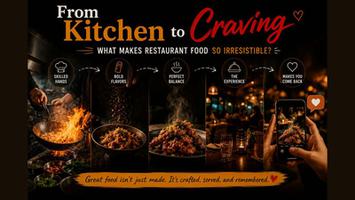 From Kitchen to Craving: What Makes Restaurant Food So Irresistible?