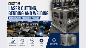 Custom Laser Cutting, Bending and Welding: From Drawing to Finished Product