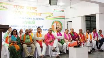 विजय कुमार भुर्जी -'वन नेशन - वन इलेक्शन' विषयक संगोष्ठी में संयोजक एवं संचालक के रूप में सहभागिता
