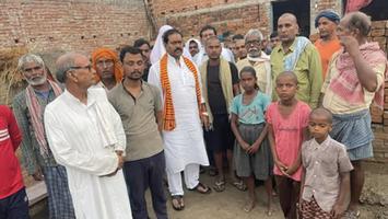 विश्वनाथ राम - बसही गांव में सड़क दुर्घटना में दिवंगत राम ज्ञानी राम जी की पतोह को श्रद्धांजलि