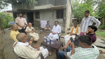 विश्वनाथ राम - चुआड गांव में शोक संवेदना व्यक्त