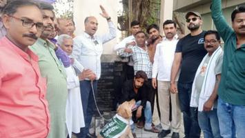 राजीव द्विवेदी - माँ भारती की शेरनी का अपमान – विरोध प्रदर्शन