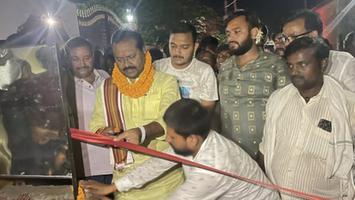 विश्वनाथ राम - खनिता गांव को जलजमाव और कीचड़ से राहत
