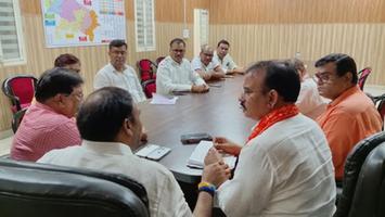 विजय कुमार भुर्जी - आपातकाल दिवस कार्यक्रम की रूपरेखा हेतु समीक्षा बैठक संपन्न