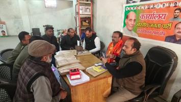 विजय कुमार भुर्जी - मतदाता सूची सुदृढ़ीकरण हेतु SIR समीक्षा बैठक आयोजित