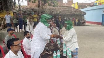विश्वनाथ राम - मुहर्रम के अवसर पर ताज़िए में सहभागिता