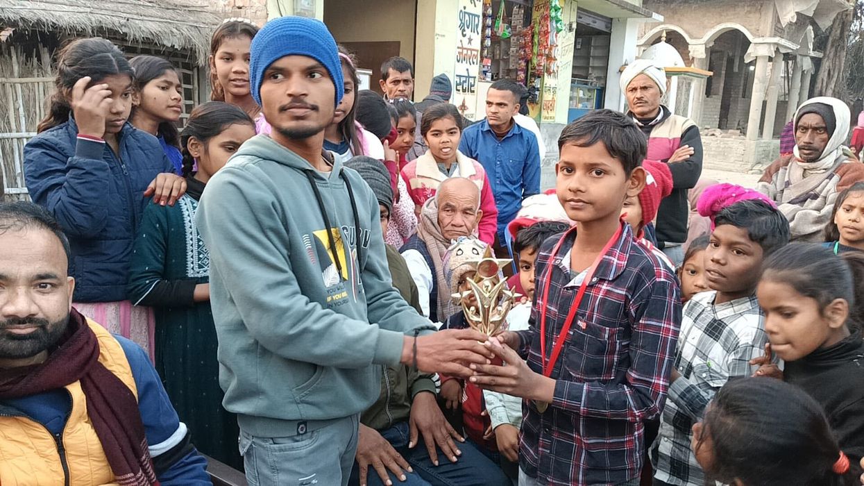 -आज नमो, बुद्धाए कोचिंग सेंटर की ओर से श्री विक्रम सर जी के नेतृत्व में एक प्रेरणादायक दौड़ प्रतियोग