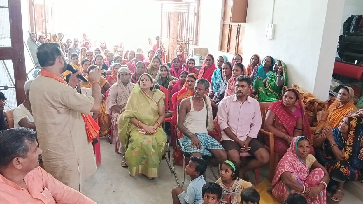 -बिहार प्रदेश के भाजपा महादलित प्रकोष्ठ के सह संयोजक सचिन राम जी ने बताया कि आज छाजन मंडल के बूथ नंब