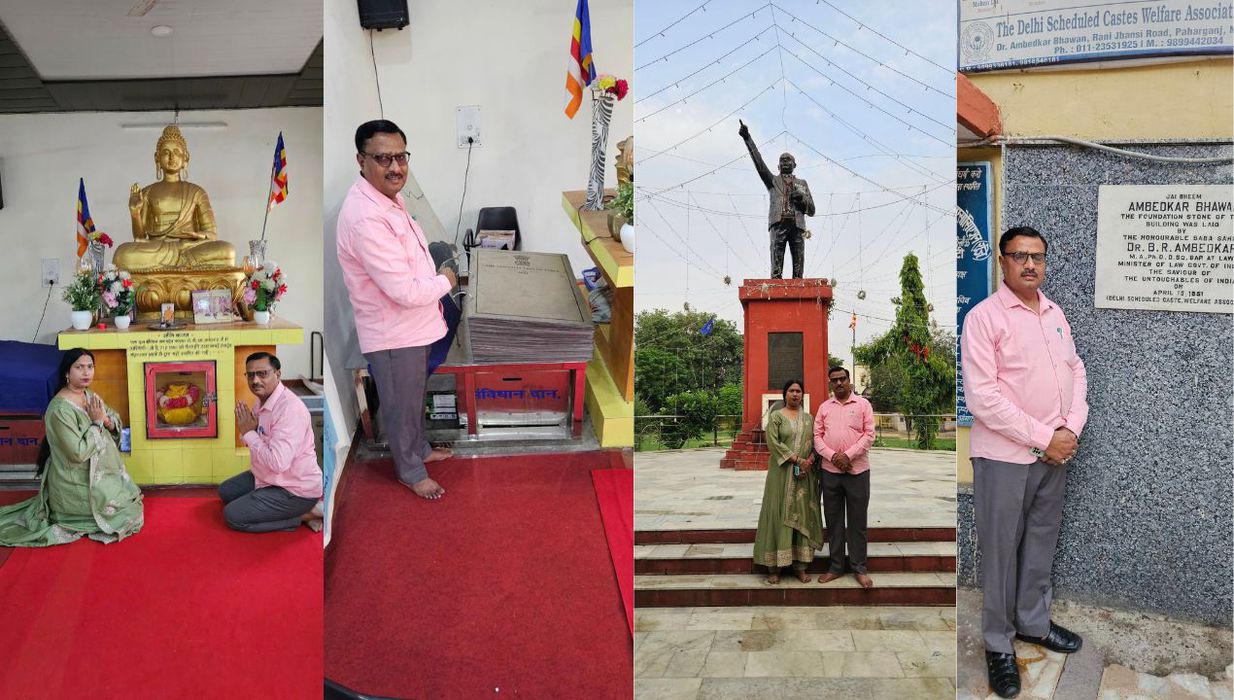 -प्रदेश मंत्री डी.पी भारती जी ने बताया कि डॉ अम्बेडकर भवन नई दिल्ली "बुद्ध विहार" में स्थित भारत रत्