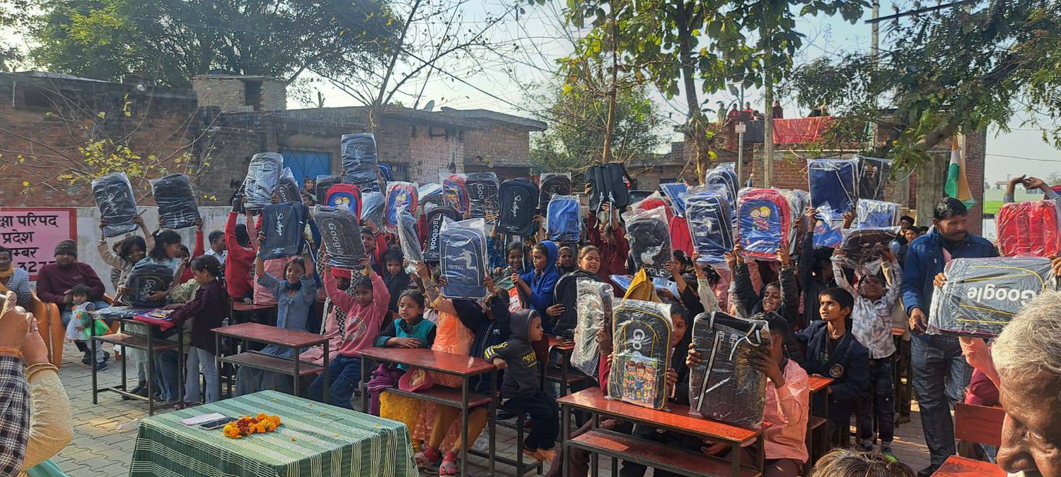 -आज गणतंत्र दिवस के पावन अवसर पर मेरी जन्मभूमि ग्राम नगला शाहबाद (बिल्सी), जनपद बदायूँ स्थित प्राथमि