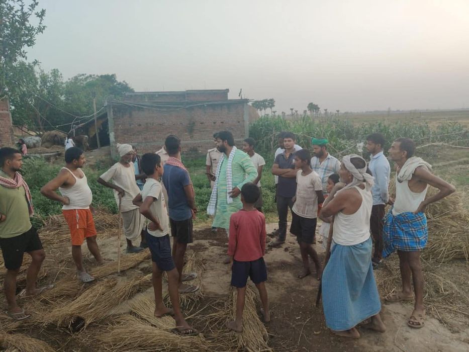 -पालीगंज प्रखंड के चंढोस पंचायत अंतर्गत चंढोस मठिया गाँव में खलिहान में आग लगने की घटना को लेकर क्षे