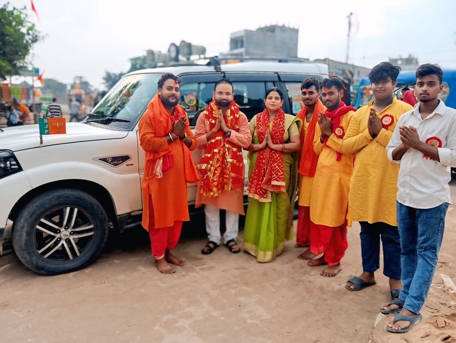 -बिहार प्रदेश के भाजपा महादलित प्रकोष्ठ के सह संयोजक सचिन राम जी ने बताया कि आज सुजावलपुर दुर्गा पूज