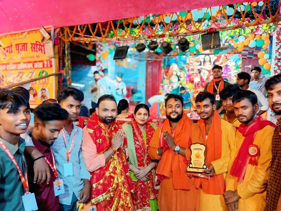 -बिहार प्रदेश के भाजपा महादलित प्रकोष्ठ के सह संयोजक सचिन राम जी ने बताया कि आज सुजावलपुर दुर्गा पूज