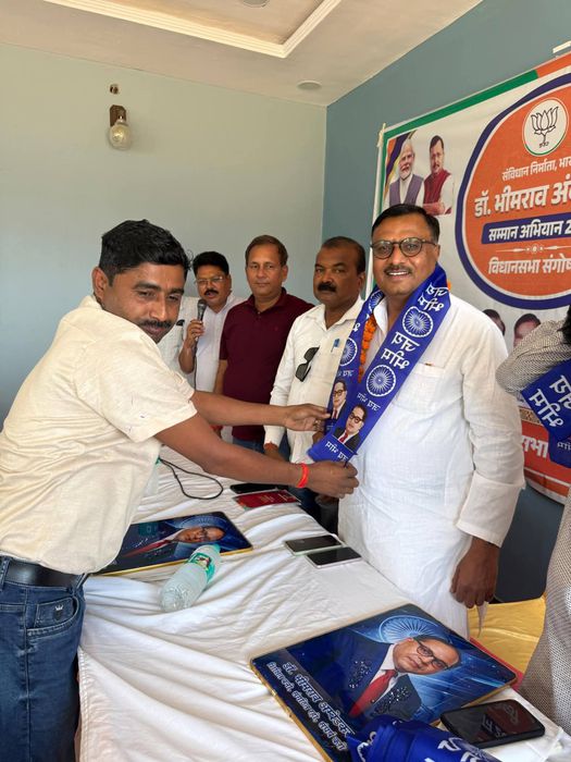 -बिसौली (बदायूं) में संविधान निर्माता भारत रत्न बाबा साहेब डॉ. भीमराव अंबेडकर जी के पावन जन्मोत्सव क