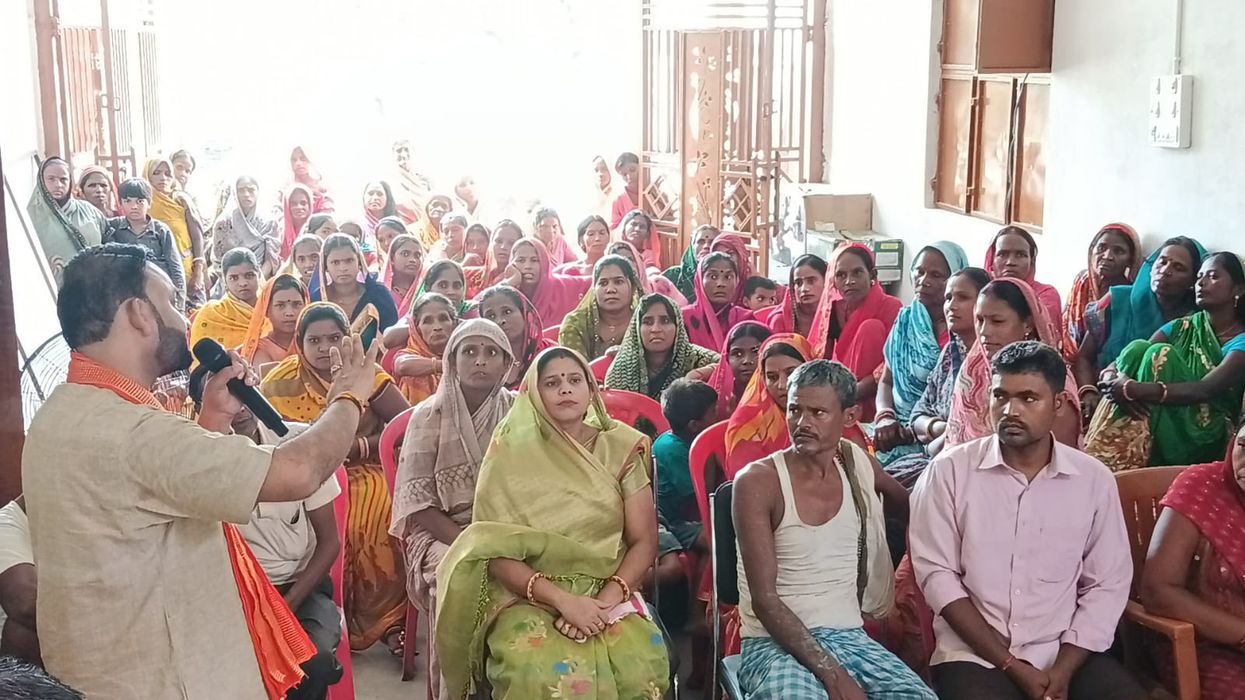 -बिहार प्रदेश के भाजपा महादलित प्रकोष्ठ के सह संयोजक सचिन राम जी ने बताया कि आज छाजन मंडल के बूथ नंब