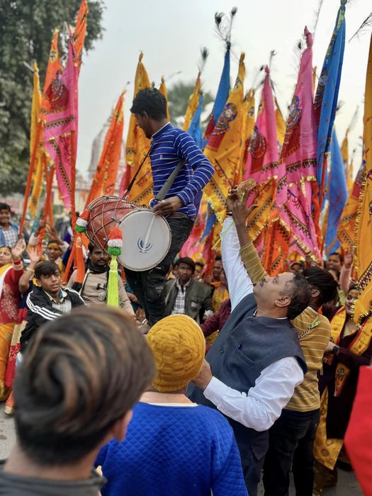 -“राम राज बैठे त्रैलोका, हर्षित भए गए सब सोका.”   प्रान्त प्रमुख आरती आयाम गंगा समग्र रा