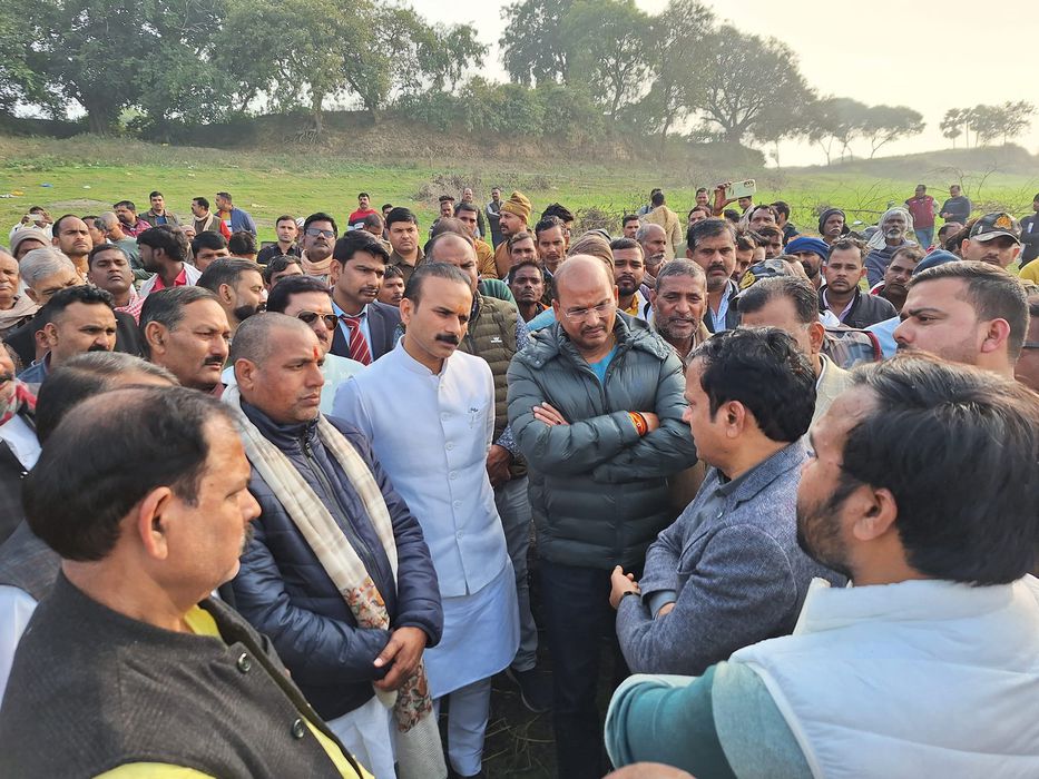 -"स्वस्ति नस्तार्क्ष्यो अरिष्टनेमिः। स्वस्ति नो बृहस्पतिर्दधातु ॥"पूर्व विधानसभा प्रत्याशी भारतीय जन