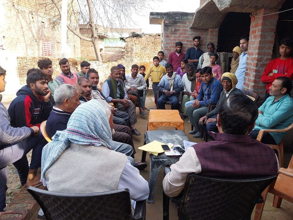 -प्रदेश मंत्री डी.पी भारती जी ने बताया कि बदायूं-. विधानसभा -बिल्सी के बूथ संख्या 31 ग्राम निरंजनपुर