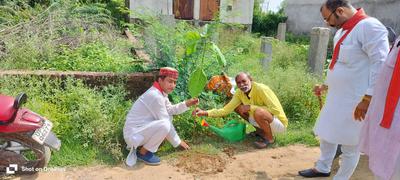संकल्प के 2100 पौधे  में से गुलाबचंद्र कुशवाहा जी द्वारा  अब तक की सुरक्षित स्थानों पर 2097 पौधे लगाए जा चुके हैं.