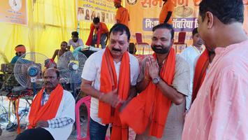 सचिन राम- मुजफ्फरपुर कांवरिया पथ पर सनातन सेवा दल द्वारा संचालित कांवरिया सेवा शिविर में हुए शामिल