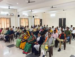 "आत्म निर्भर भारत संकल्प अभियान" जिला कार्यशाला को मुख्य अतिथि के रूप में डी.पी भारती जी ने किया  सम्बोधित