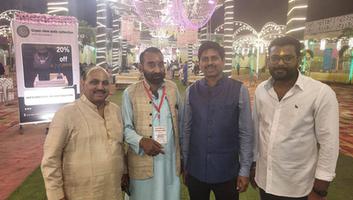 दिलीप कुमार श्रीवास्तव - देवलोक लॉन ठाकुरगंज में आयोजित  चित्रगुप्त पूजन एवं होली मिलन समारोह में की सहभागिता