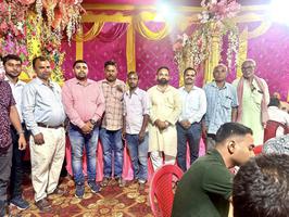 सचिन राम जी की उपस्थिति से शादी समारोह में बना उत्साह का माहौल