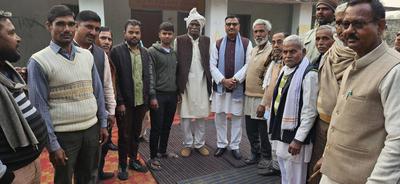 ग्राम रोहान (अंबियापुर, बदायूँ) में बारात घर बाउंड्री वॉल निर्माण कार्य का शिलान्यास, प्रदेश मंत्री डी.पी. भारती रहे मुख्य अतिथि