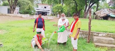 बाँदा जिले को हरा-भरा रखने के लिए प्रत्येक स्थान में अधिक से अधिक किया वृक्षारोपण