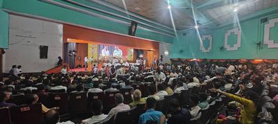 "एक राष्ट्र एक चुनाव" विषय पर आयोजित "संगोष्ठी" कार्यक्रम का  गांधी भवन प्रेक्षागृह, लखनऊ में हुआ आयोजन