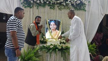 सचिन राम- बोचहां सहिला रामपुर गांव निवासी के माता जी के श्राद्ध कर्म में हुए शामिल