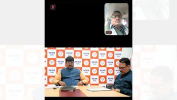 डी.पी. भारती- बृज क्षेत्र की वर्चुअल बैठक में  संगठन महामंत्री का मिला मार्गदर्शन