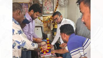 मुकेश सिंह मॉन्टी- भारत रत्न डॉ. भीमराव अंबेडकर जयंती पर पार्षद  ने अर्पित की पुष्पांजलि