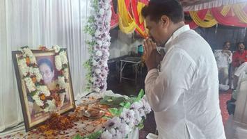 सूर्यमुनि तिवारी- छात्रसंघ महामंत्री अरविंद सिंह जी  की माता के तेरहवीं संस्कार में सम्मिलित होकर अर्पित किया श्रद्धांजलि